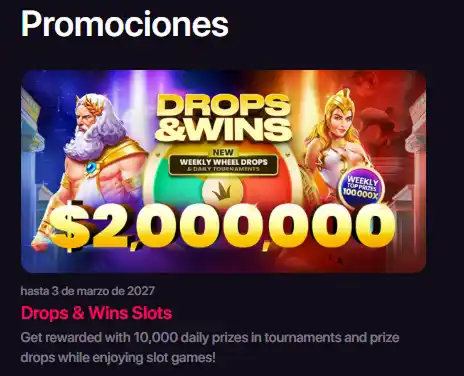 CHEXX promotions interface with recurring reward cards