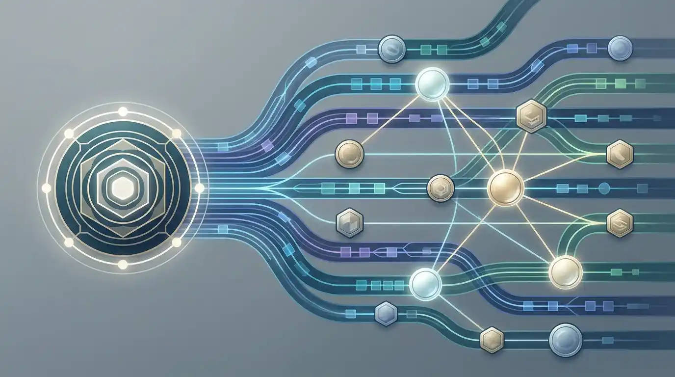 Network map linking supported crypto assets to CHEXX network routes
